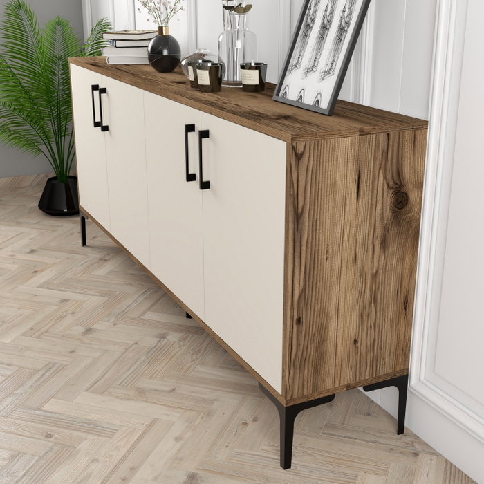 Hanah Home Kiev - Nogal y crema Hanah Home Kiev - Nogal y crema